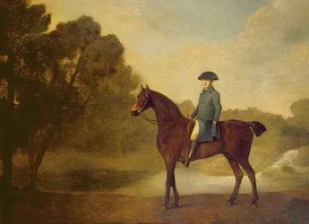 Ein Herr auf einem braunen Jäger, 1771